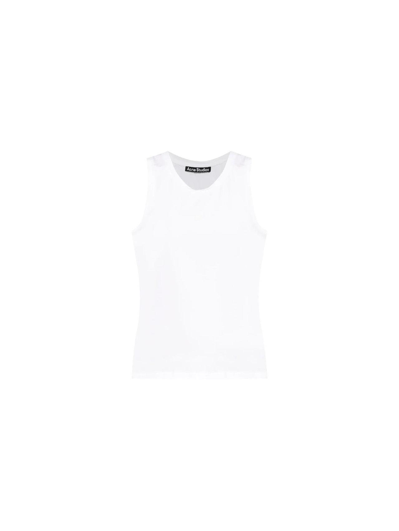 Acne Studios Optic White Jersey Tank Top