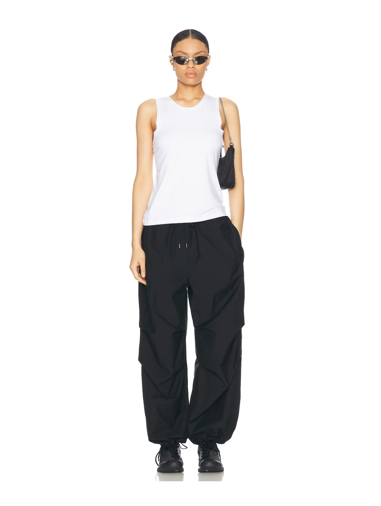 Acne Studios Optic White Jersey Tank Top