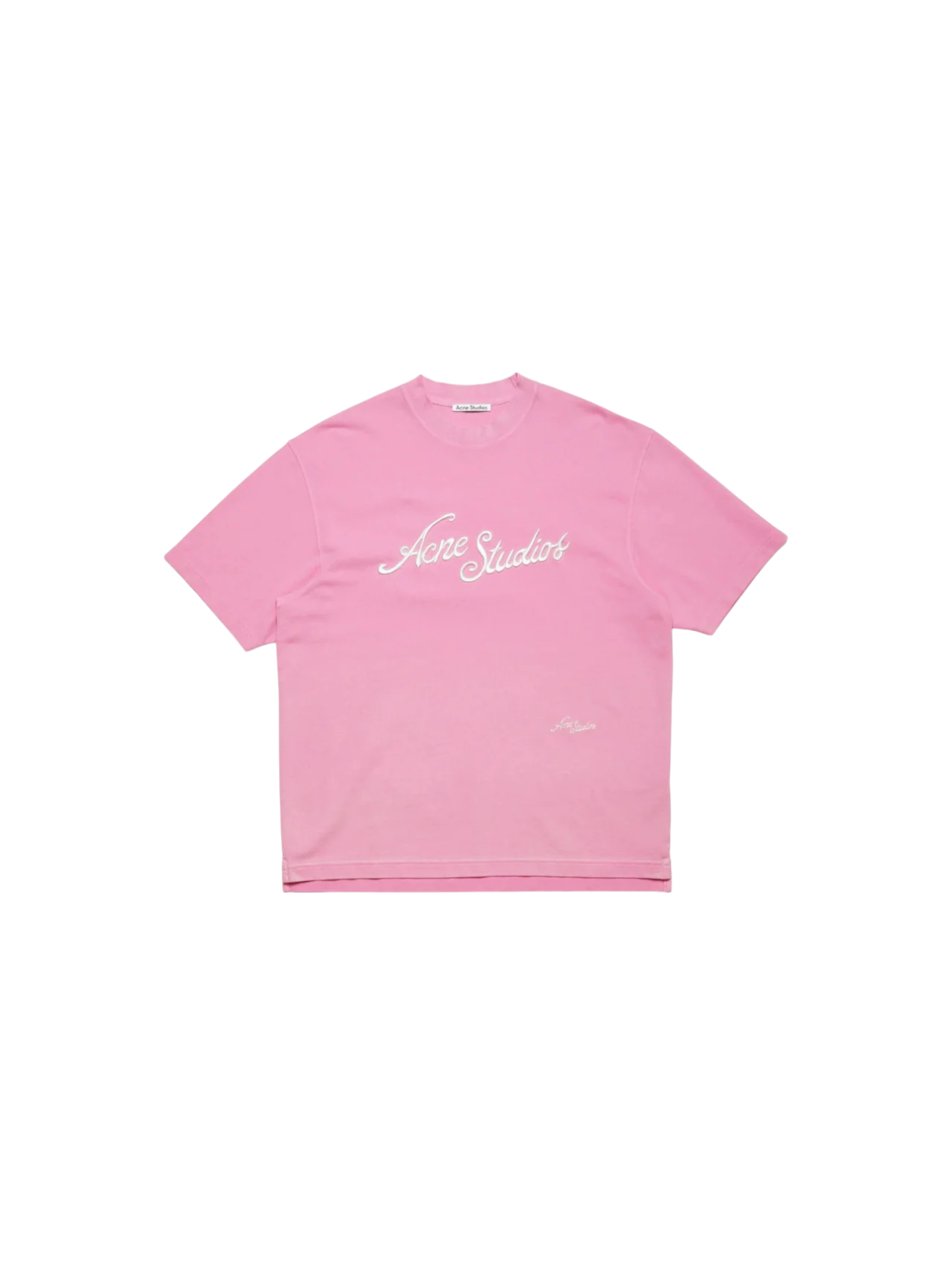 Acne Studios Bubble Pink Loose Fit T-Shirt