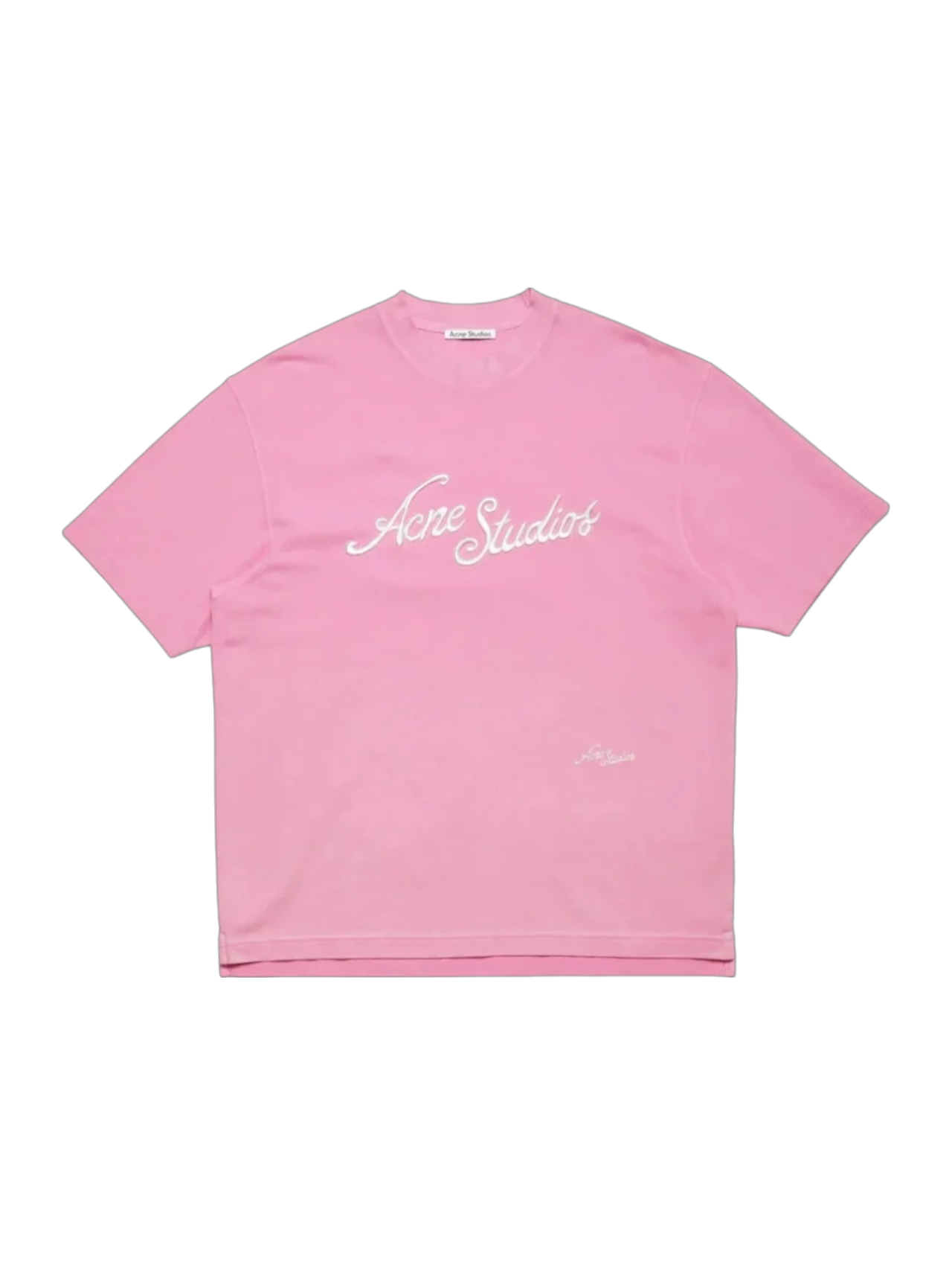 Acne Studios Bubble Pink Loose Fit T-Shirt