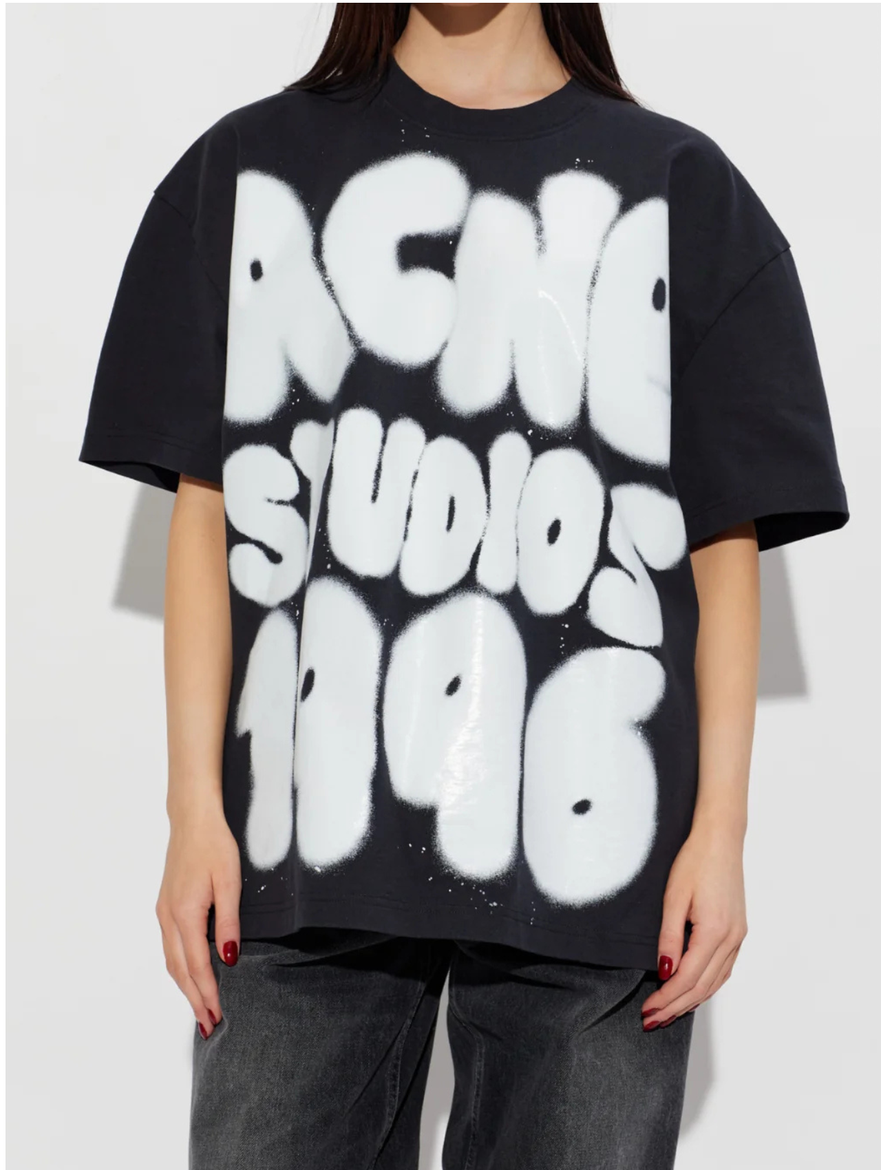Acne Studios Black/White Logo Tshirt