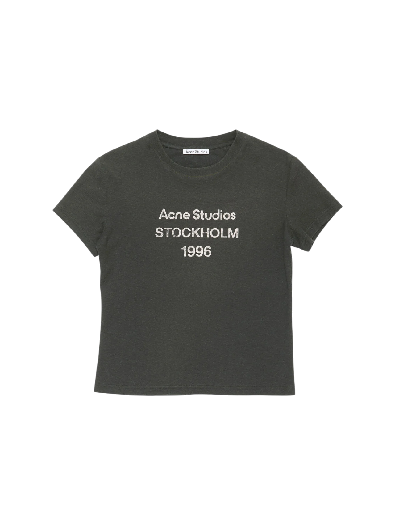 Acne Studios Faded Black Logo Tshirt
