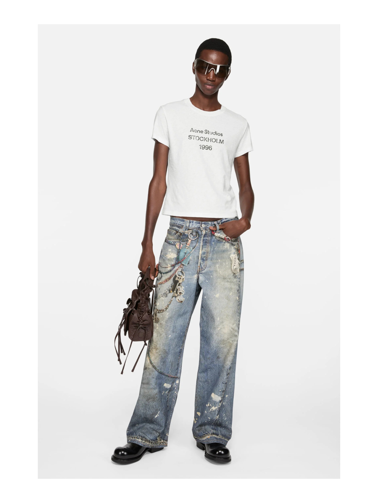 Acne Studios Off White Logo Tshirt