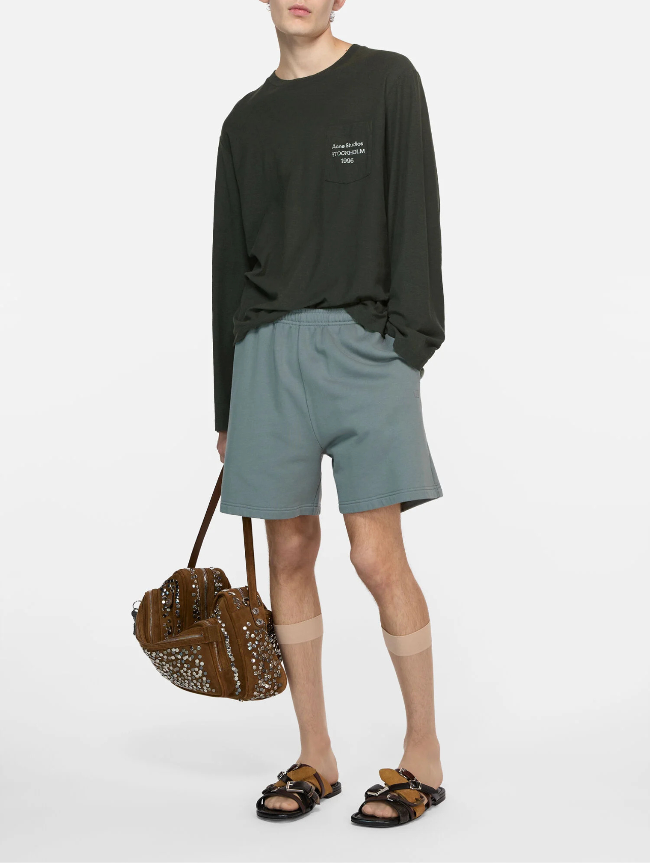 Acne Studios Faded Black Logo Tshirt