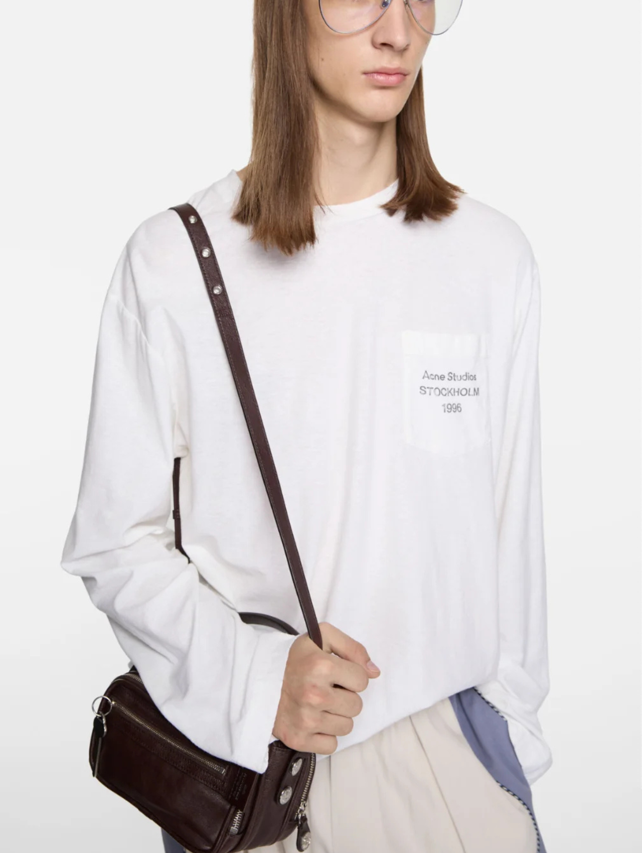 Acne Studios Optic White Logo Tshirt