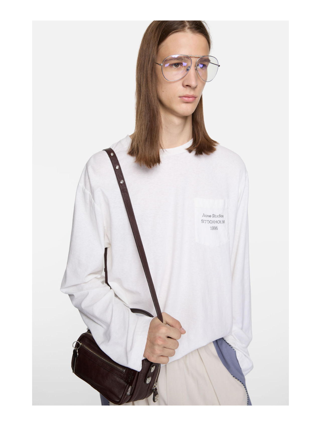 Acne Studios Optic White Logo Tshirt
