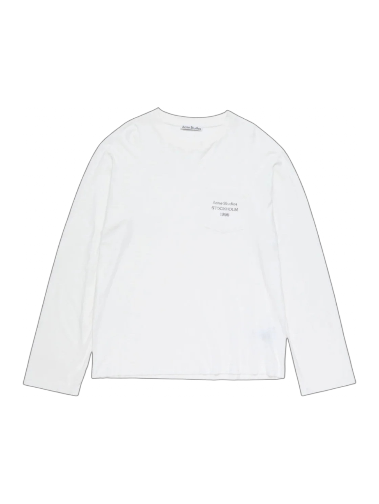 Acne Studios Optic White Logo Tshirt