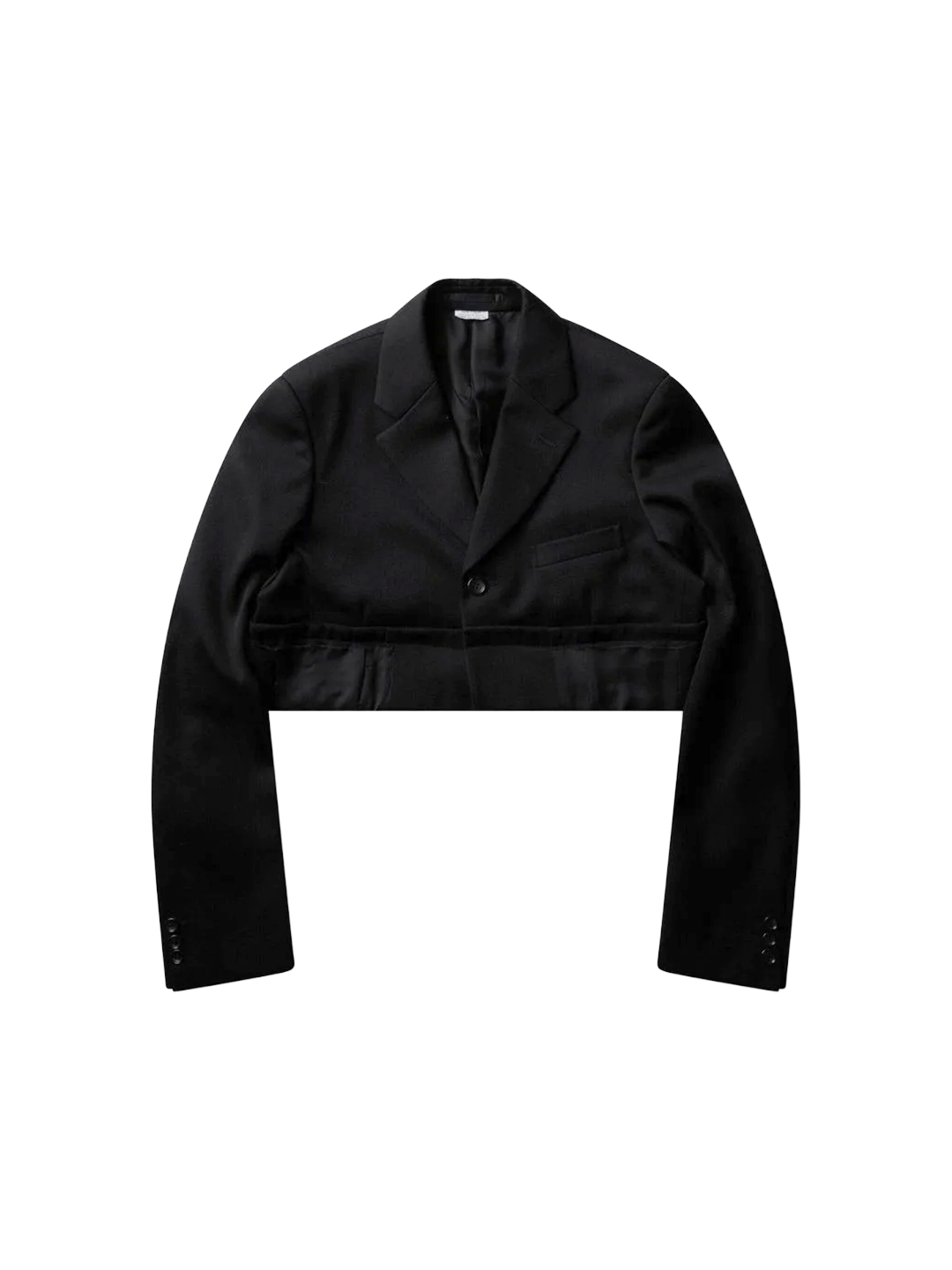 CDG Homme Plus Black Cropped Jacket