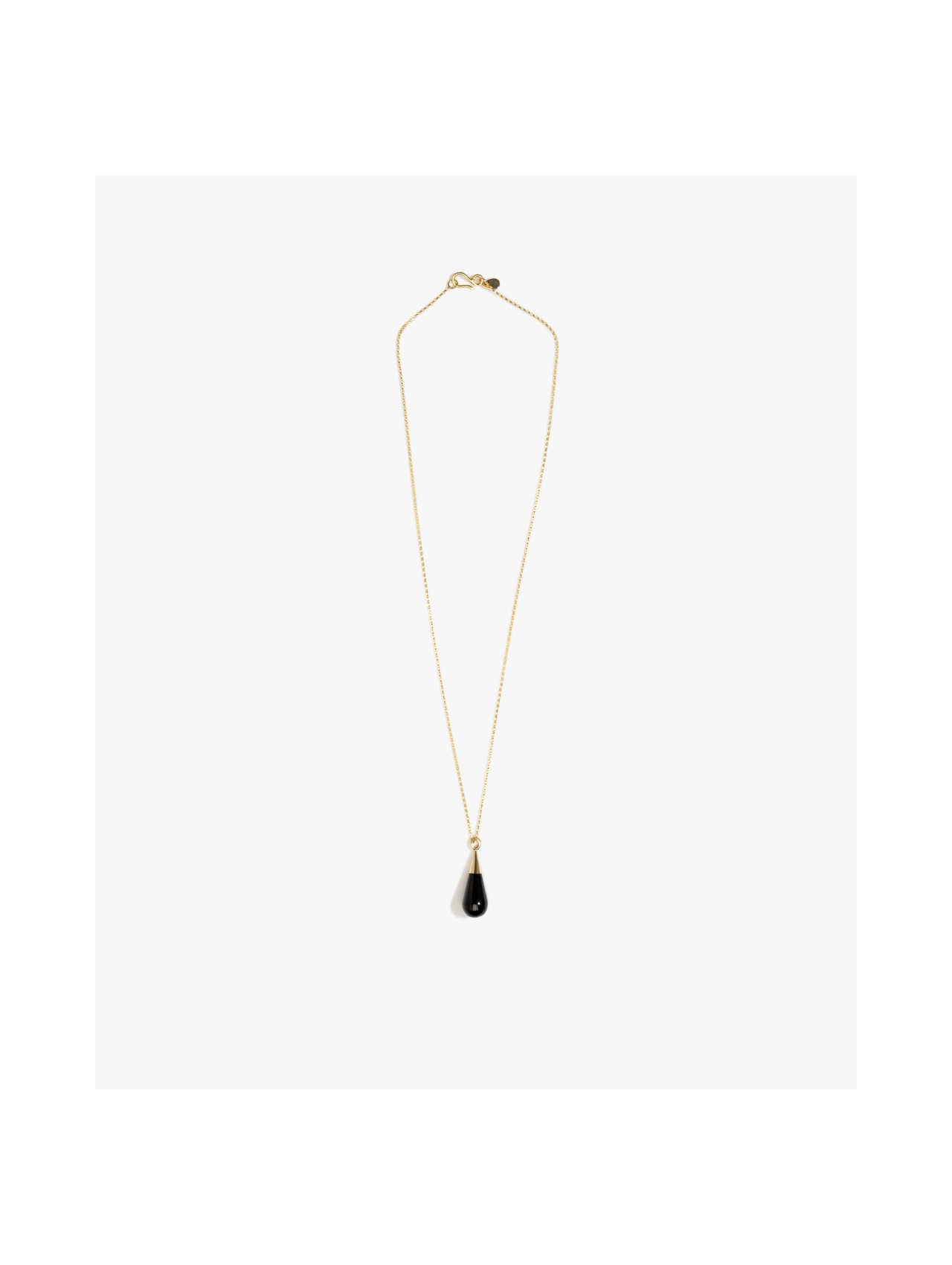 Dinosaur Designs Black Dew Drop Pendant