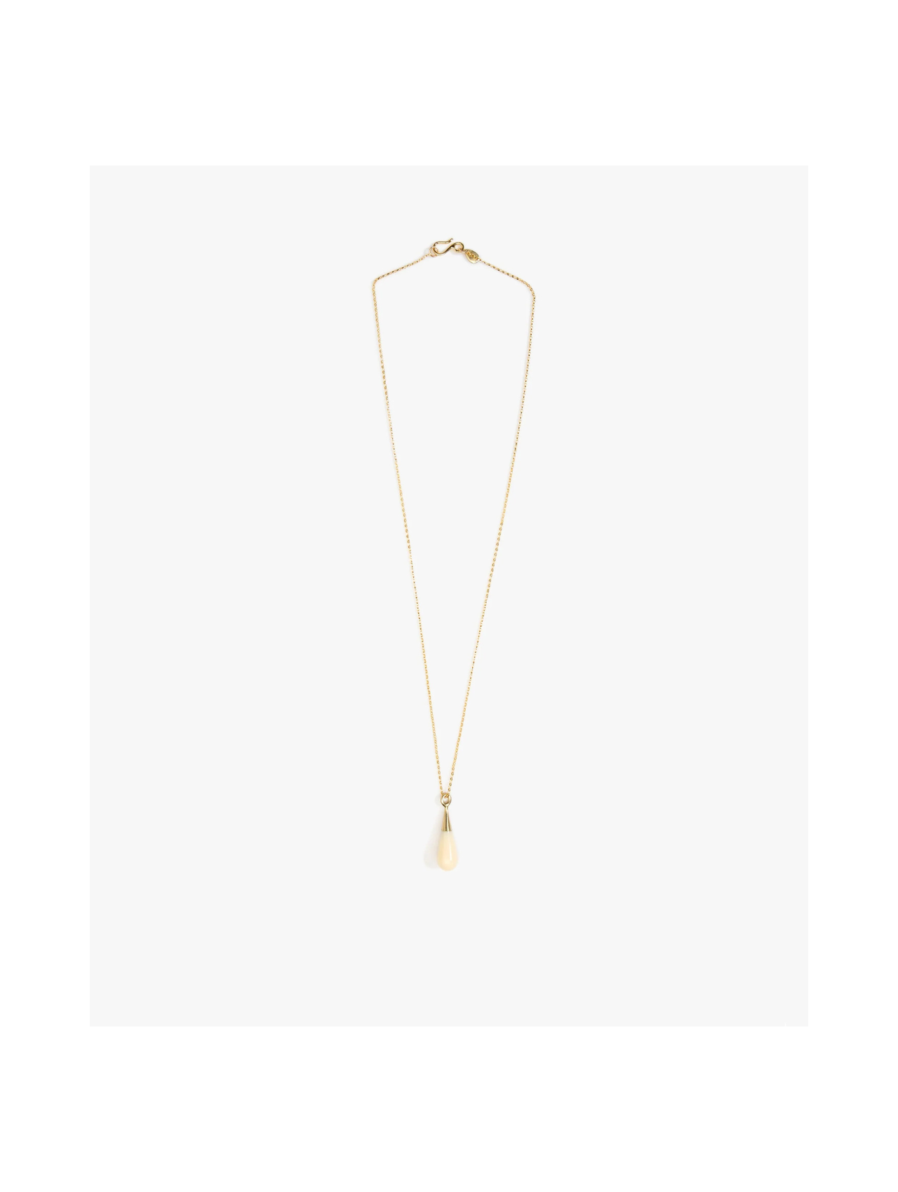 Dinosaur Designs Cream Dew Drop Pendant