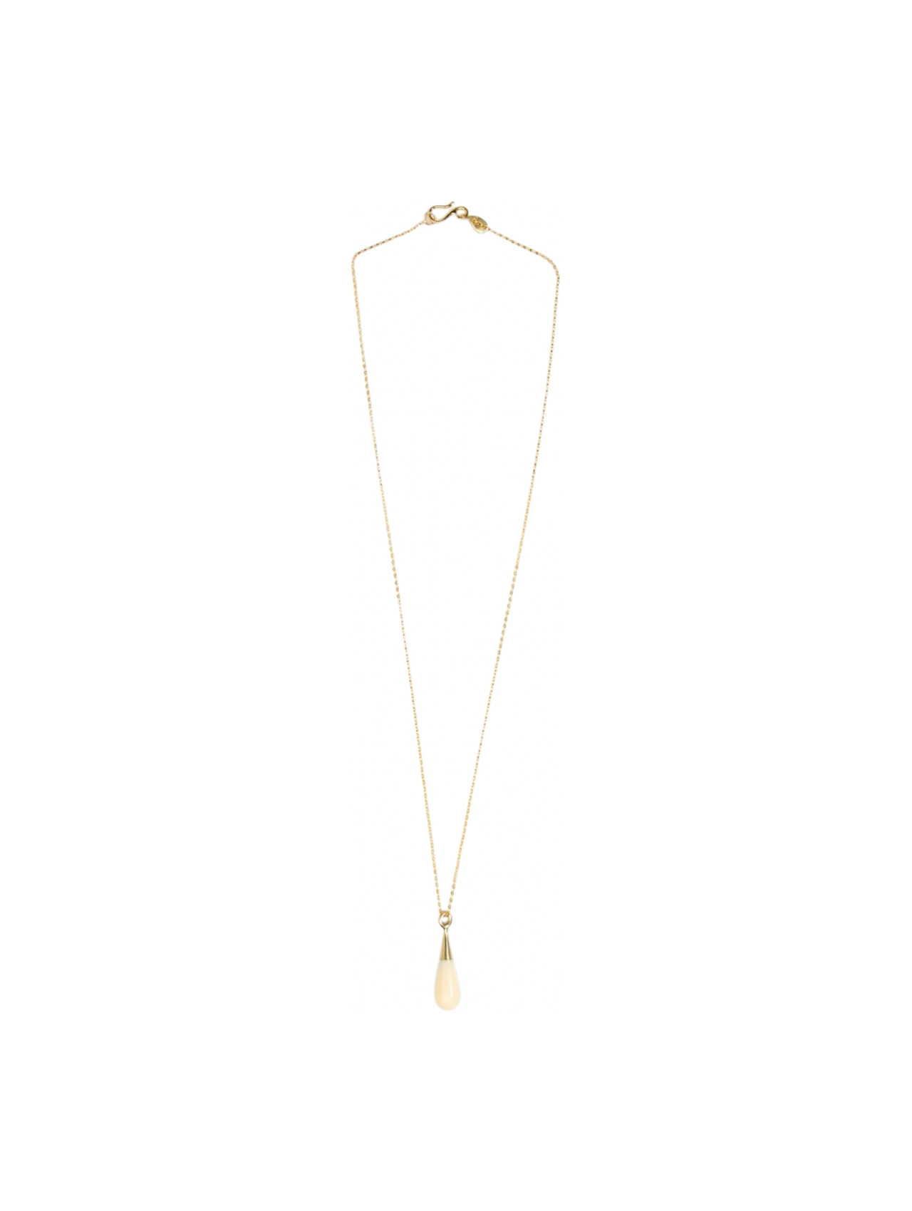 Dinosaur Designs Cream Dew Drop Pendant