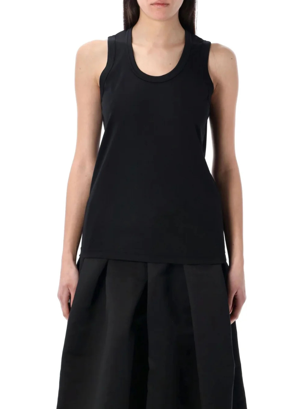 Comme Des Garçons Black Jersey Tank Top