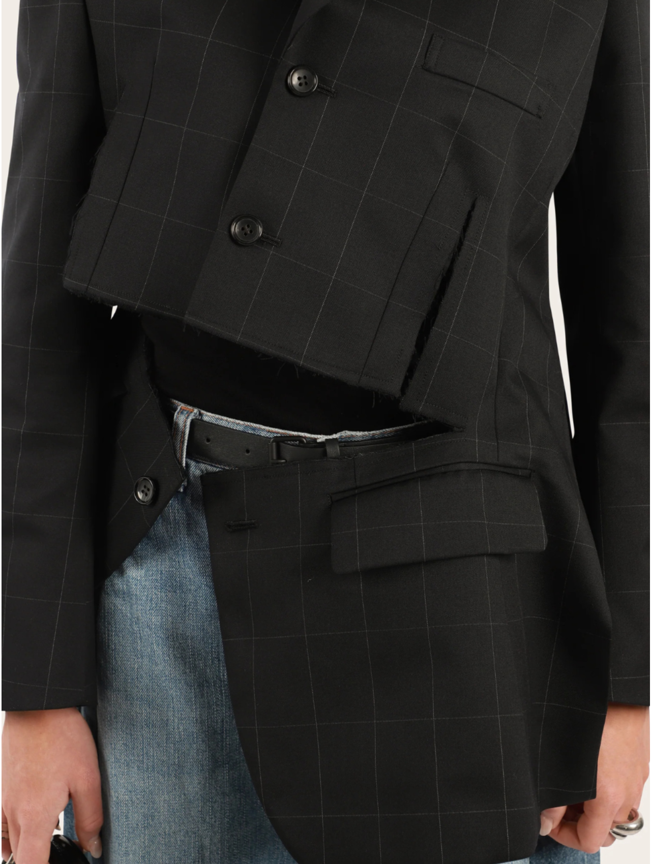 Comme Des Garçons Black Cut Out Jacket