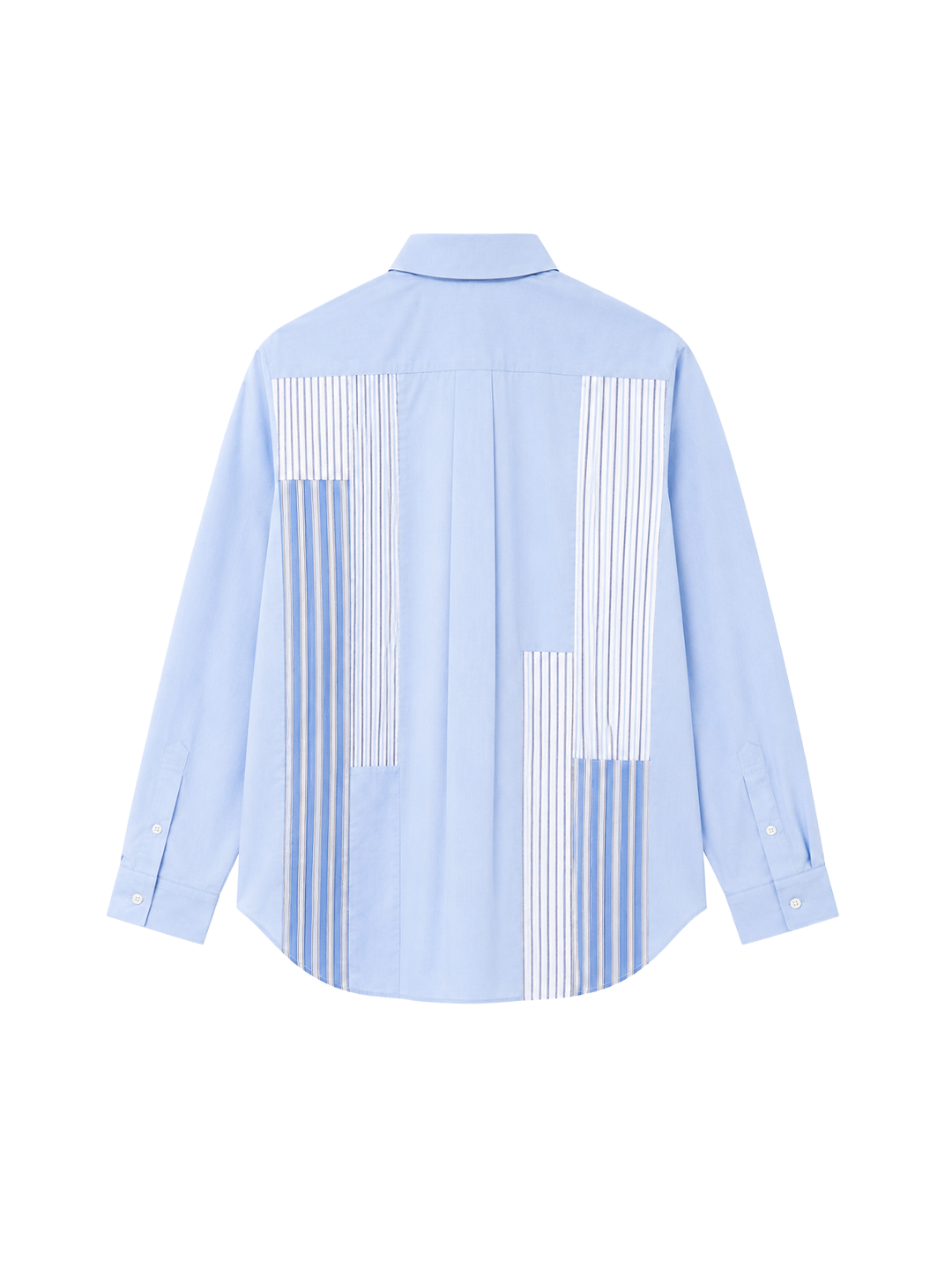 CDG Homme Deux Blue Patchwork Shirt