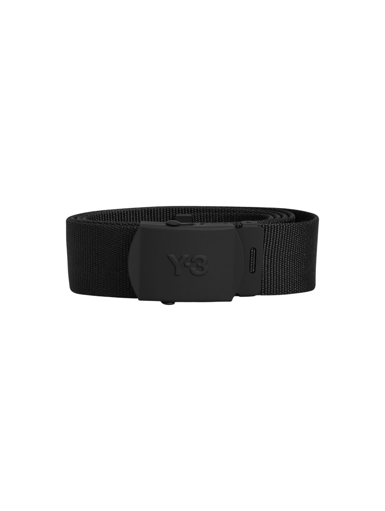 Y-3 Black Classic Logo Belt
