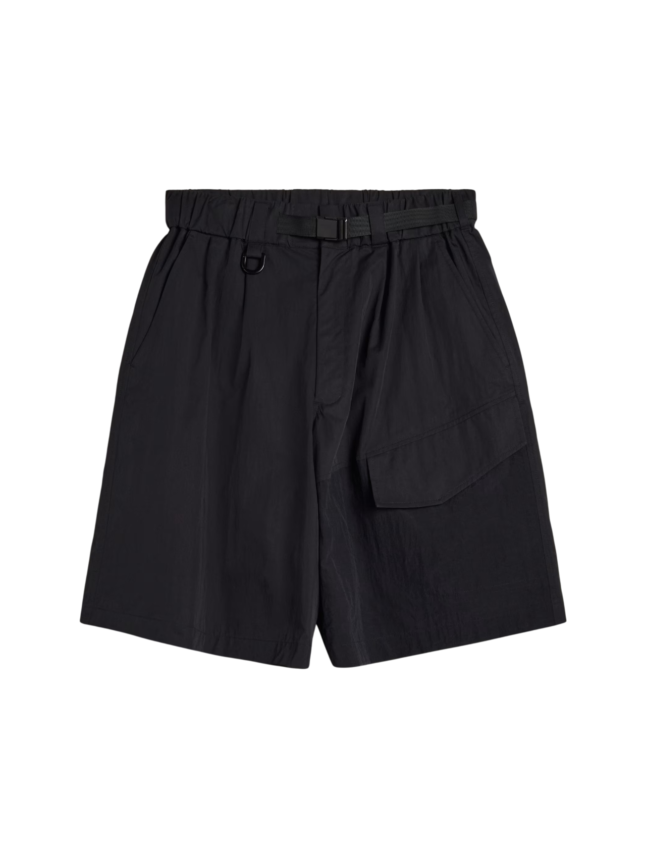 Y-3 Black Ut Wide-leg Shorts