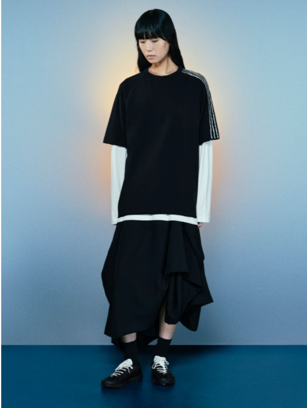 Y-3 Black Sport Uniform Skirt