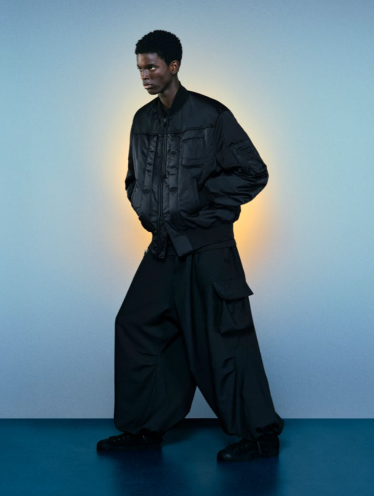 Y-3 Black Sport Uniform Ut Straight Leg Pants