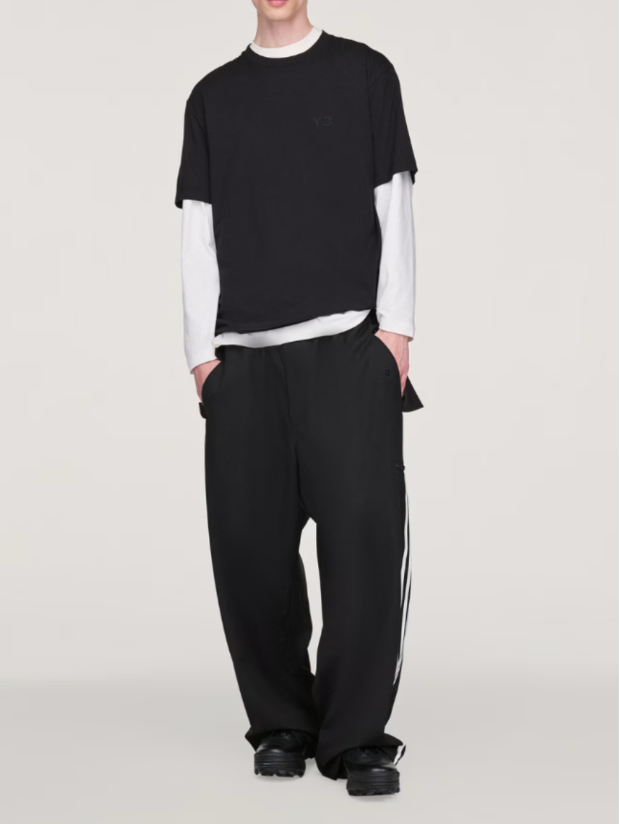 Y-3 Black Regular Short-sleeve Tshirt