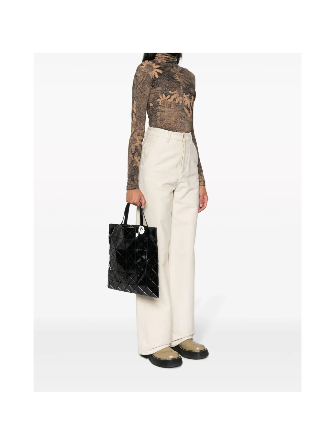 Bao Bao Issey Miyake Black Lucent Basic Tote