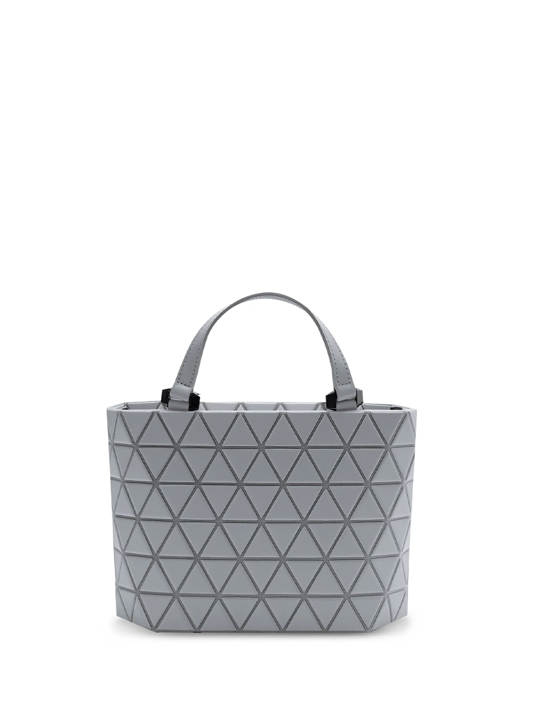 Bao Bao Issey Miyake Matte Light Grey Crystal Bag