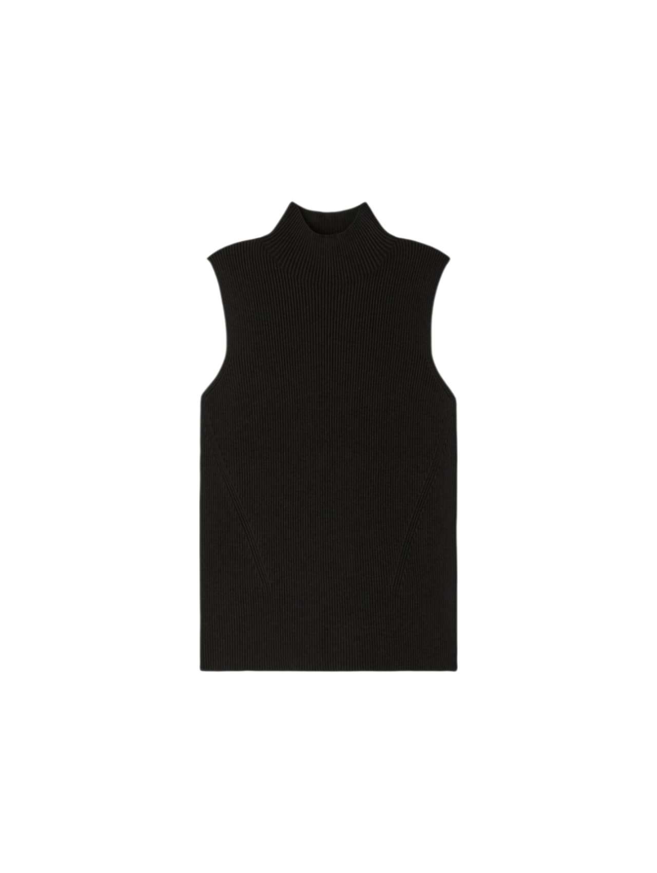 CFCL Black Portrait Sleeveless Top