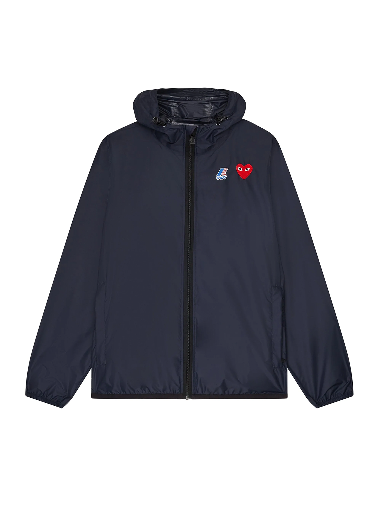 CDG Play x K-Way Navy Edition Jacket