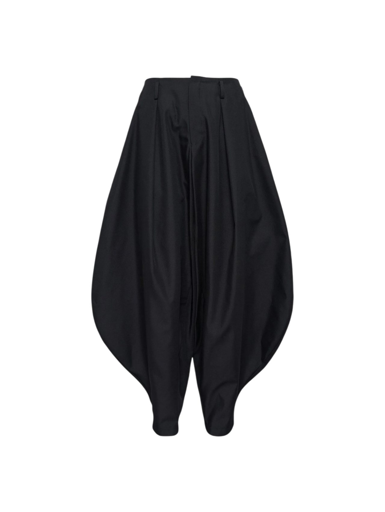 CDG Homme Plus Black Drop Crotch Puffball Pants