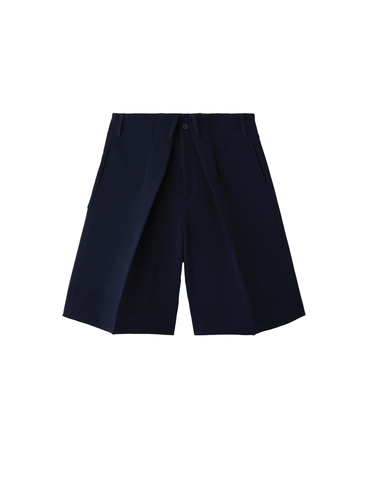 CFCL Navy Milan Crease Half Pants