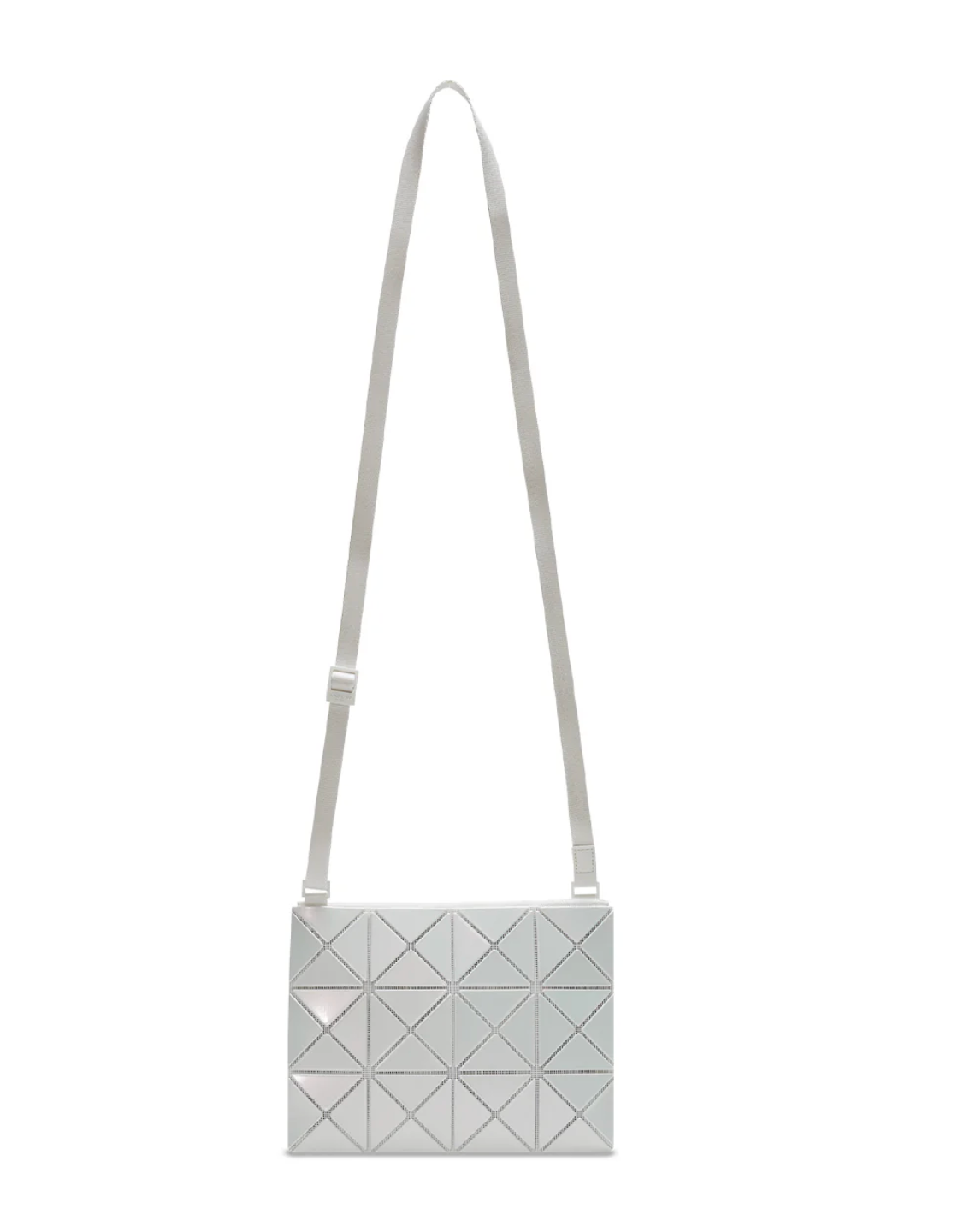 Bao Bao Issey Miyake Pearl White Crossbody Shoulder Bag