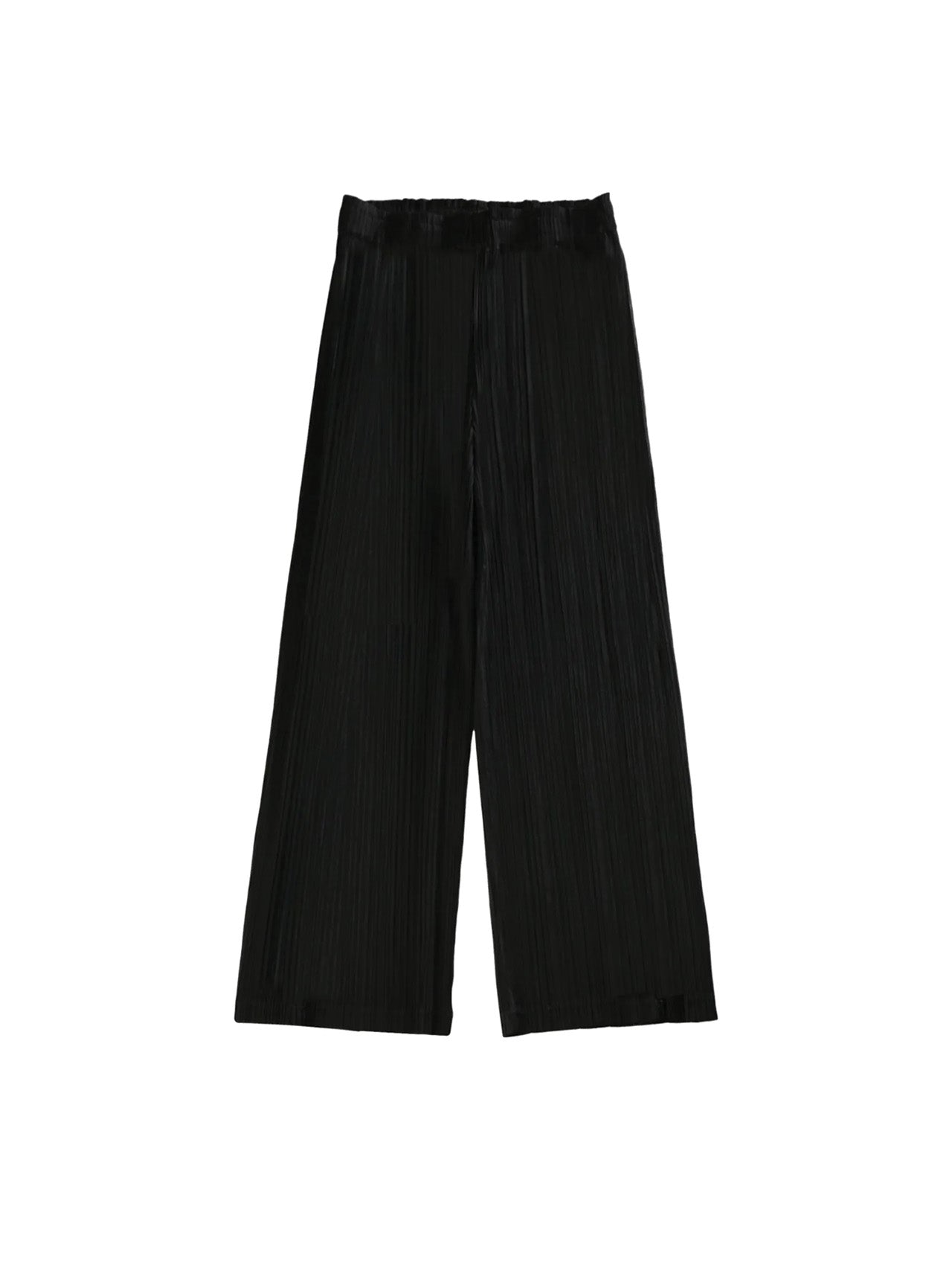 Pleats Please Issey Miyake Black Wide Leg Pants