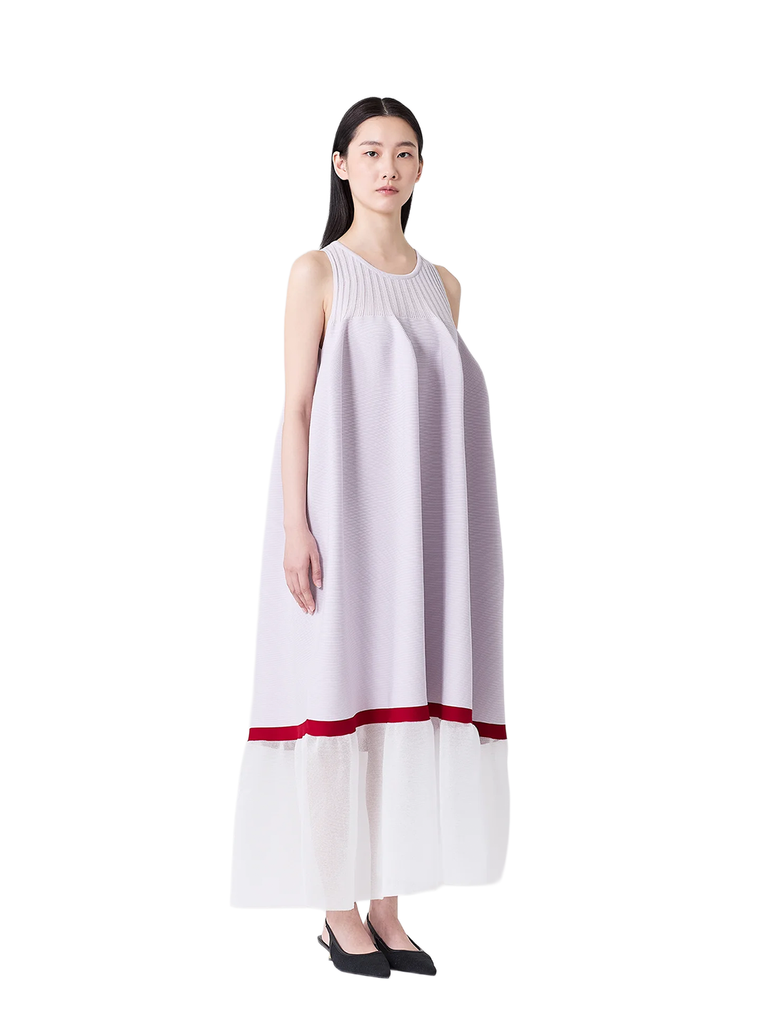 CFCL Lavender Pottery Lucent Sleeveless Bust Flare Dress