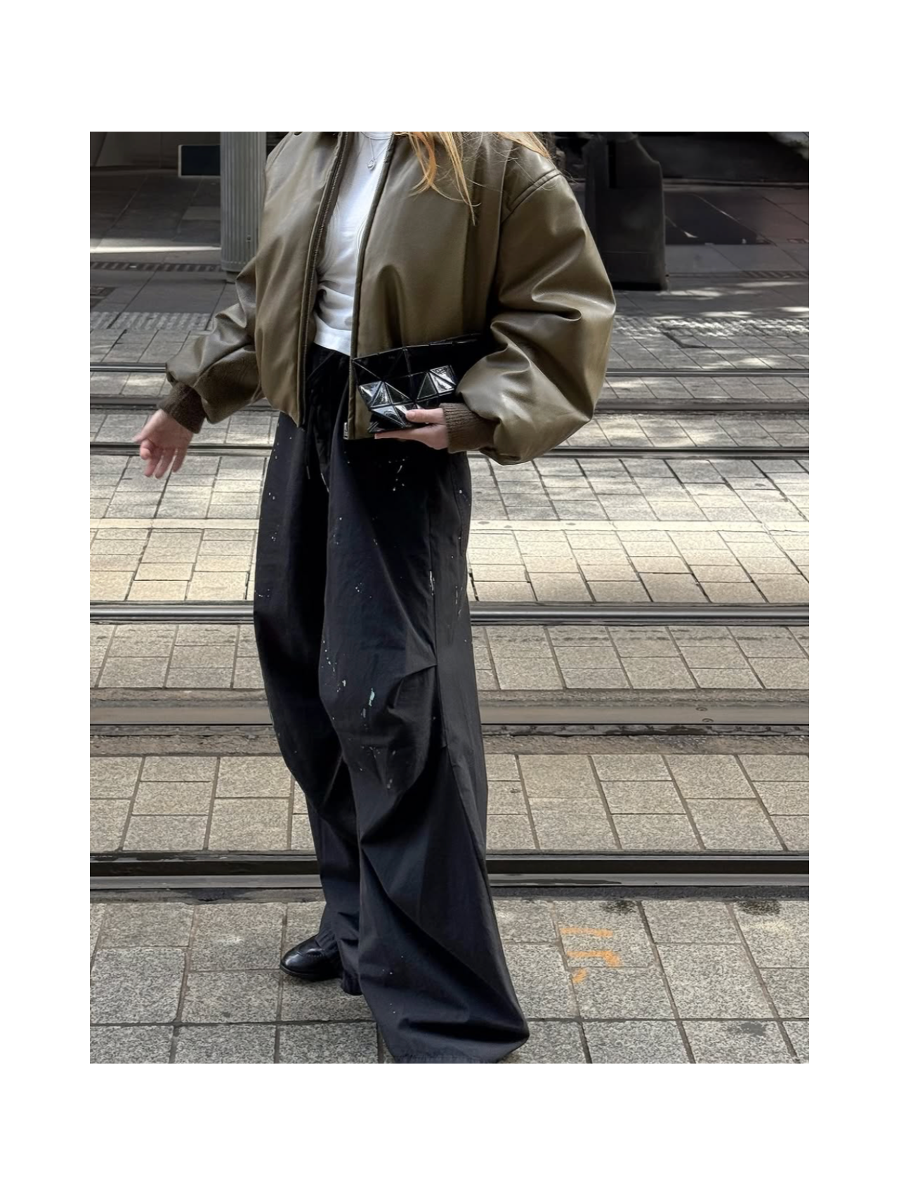 Bao Bao Issey Miyake Black Lucent Pouch