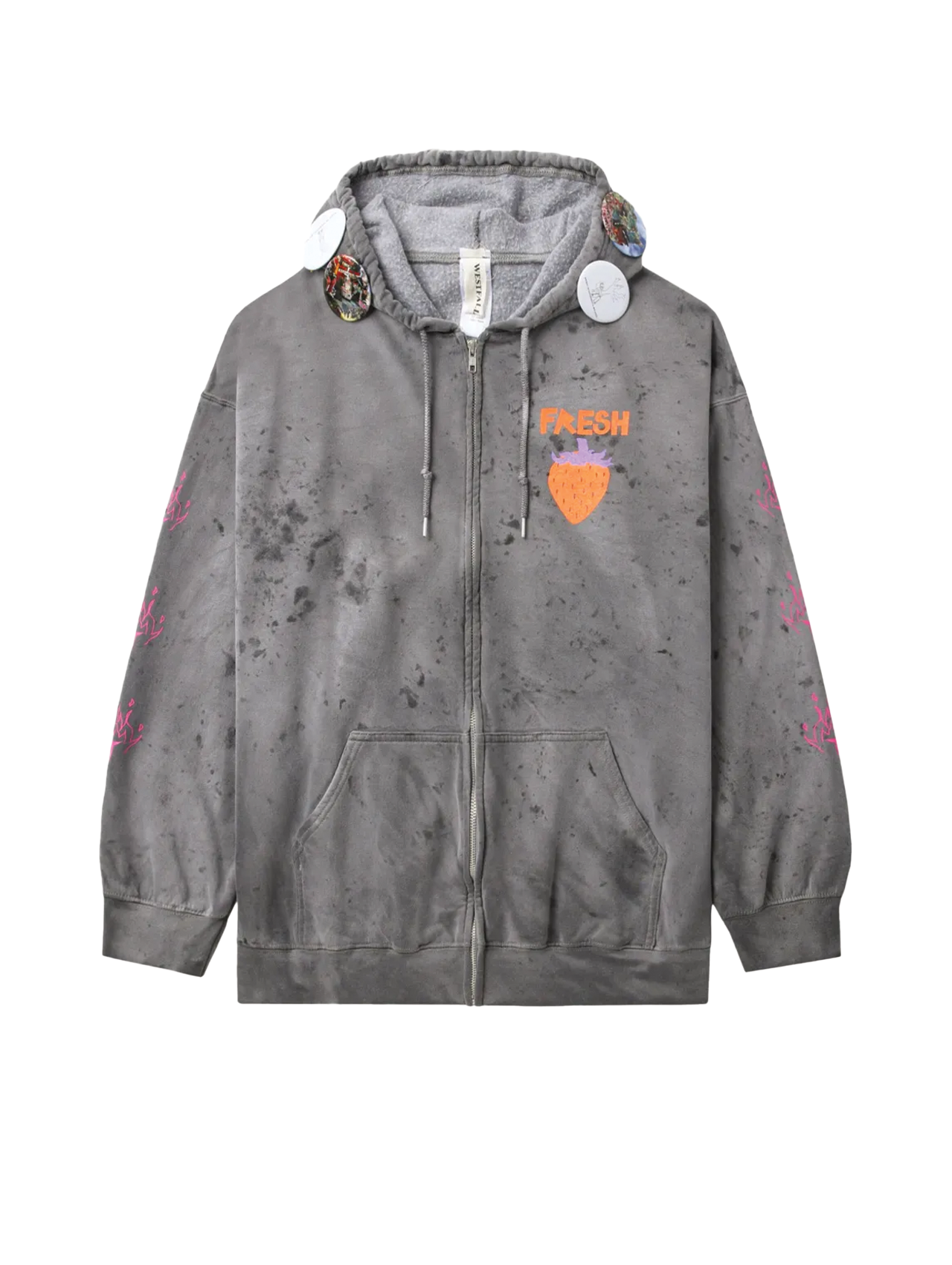 Westfall Charcoal Fresh Zip Hoodie
