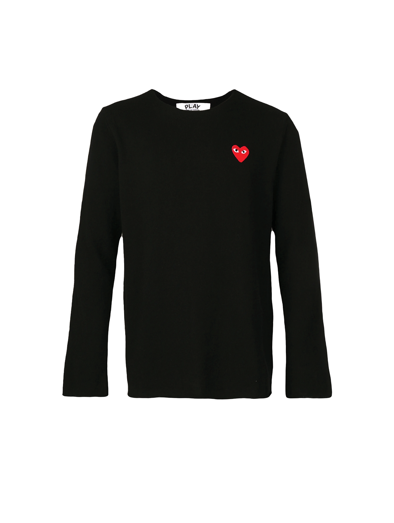 CDG PLAY Black Logo Patch Sweater