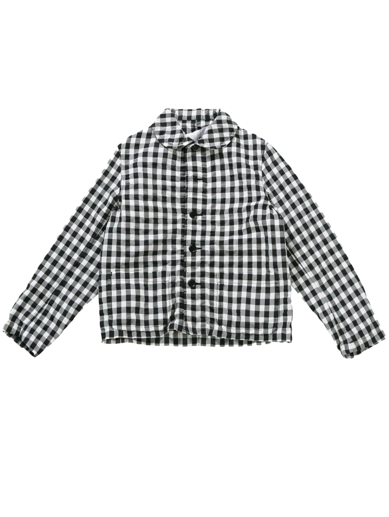 CDG Tao Black & White Gingham Jacket