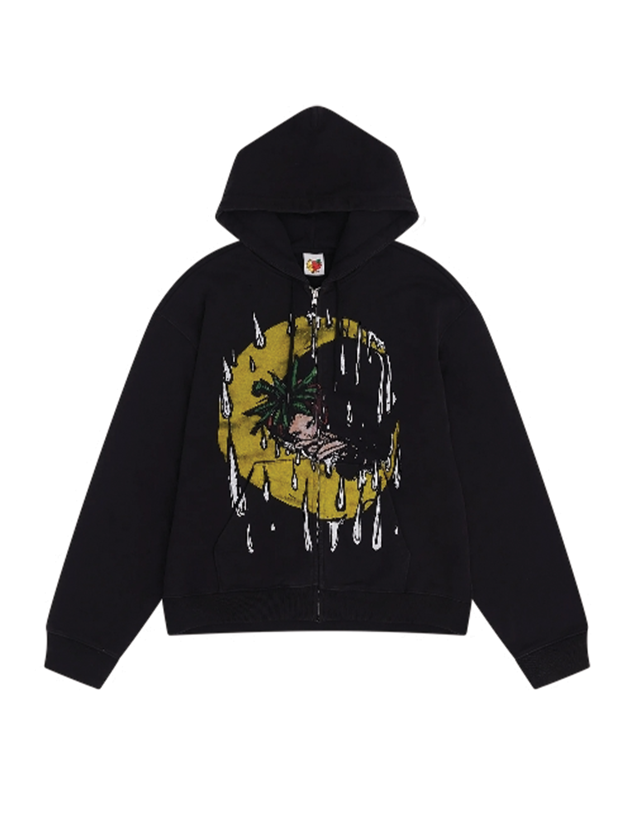 Sky High Farm Black Eri Zip Up Hoodie