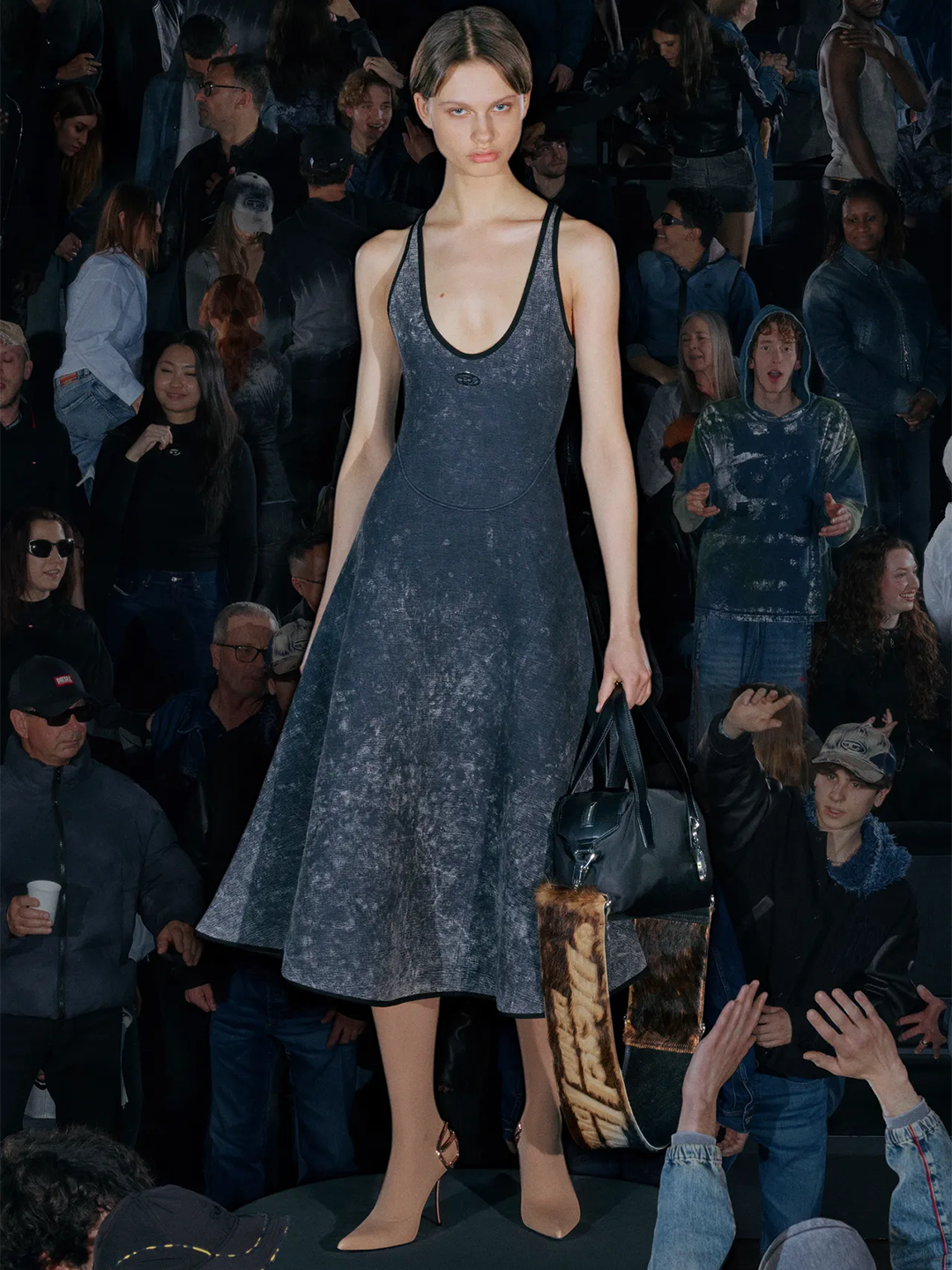 Diesel Runway Grey Ressia Dress