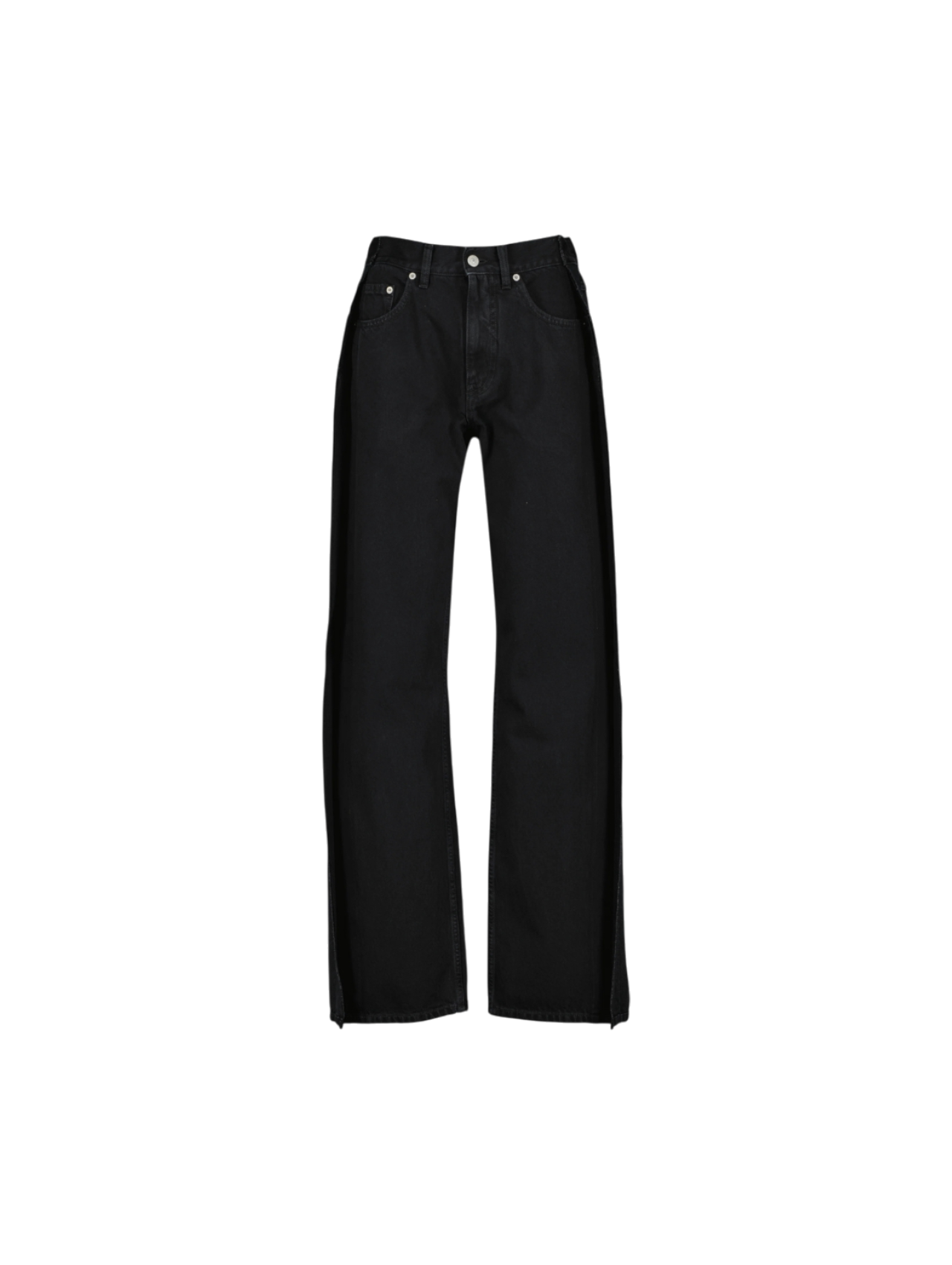 MM6 Black Side Panel Pants