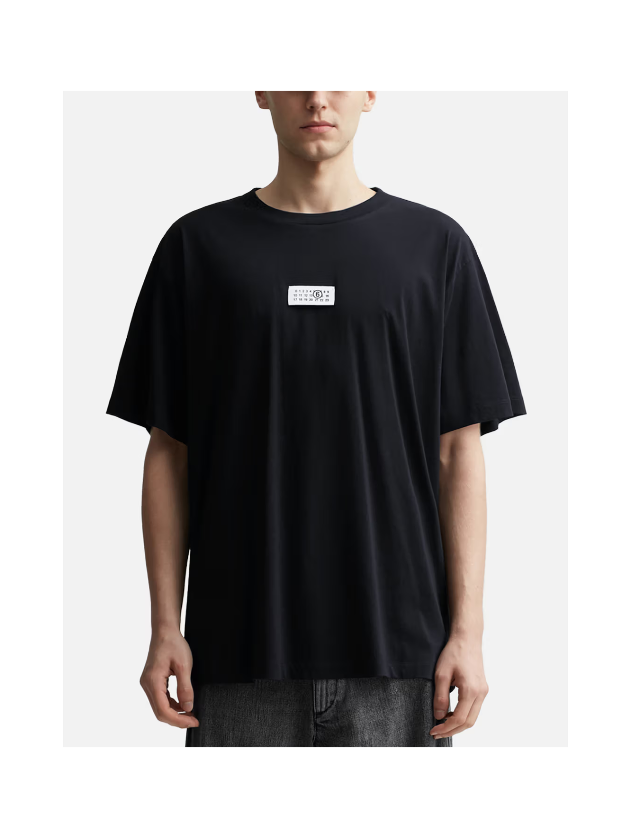 MM6 Black Logo Tshirt