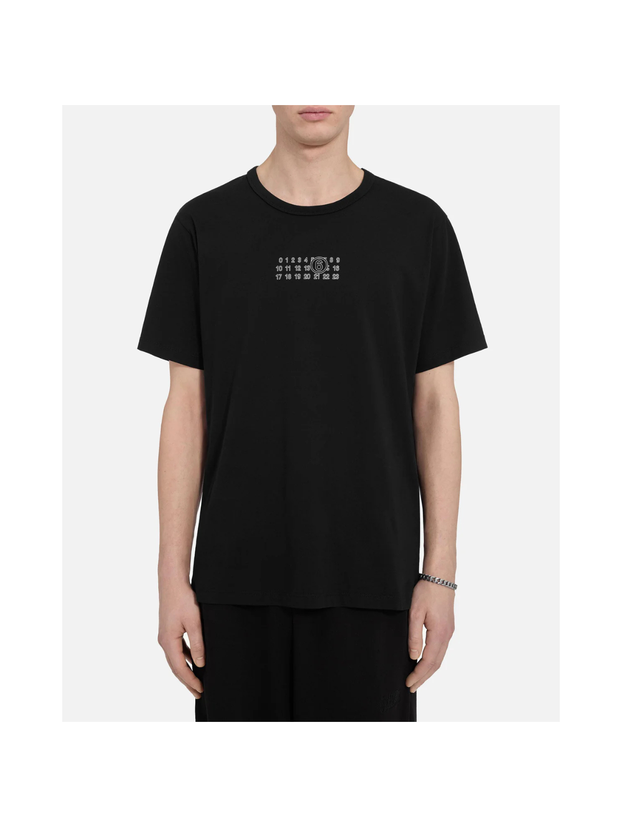 MM6 Black Logo Tshirt