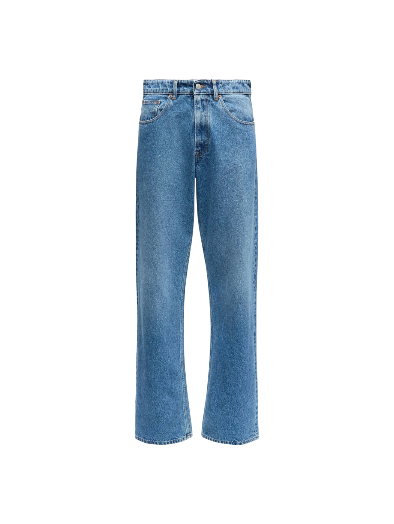 MM6 Blue Reverse Back Pocket Jeans