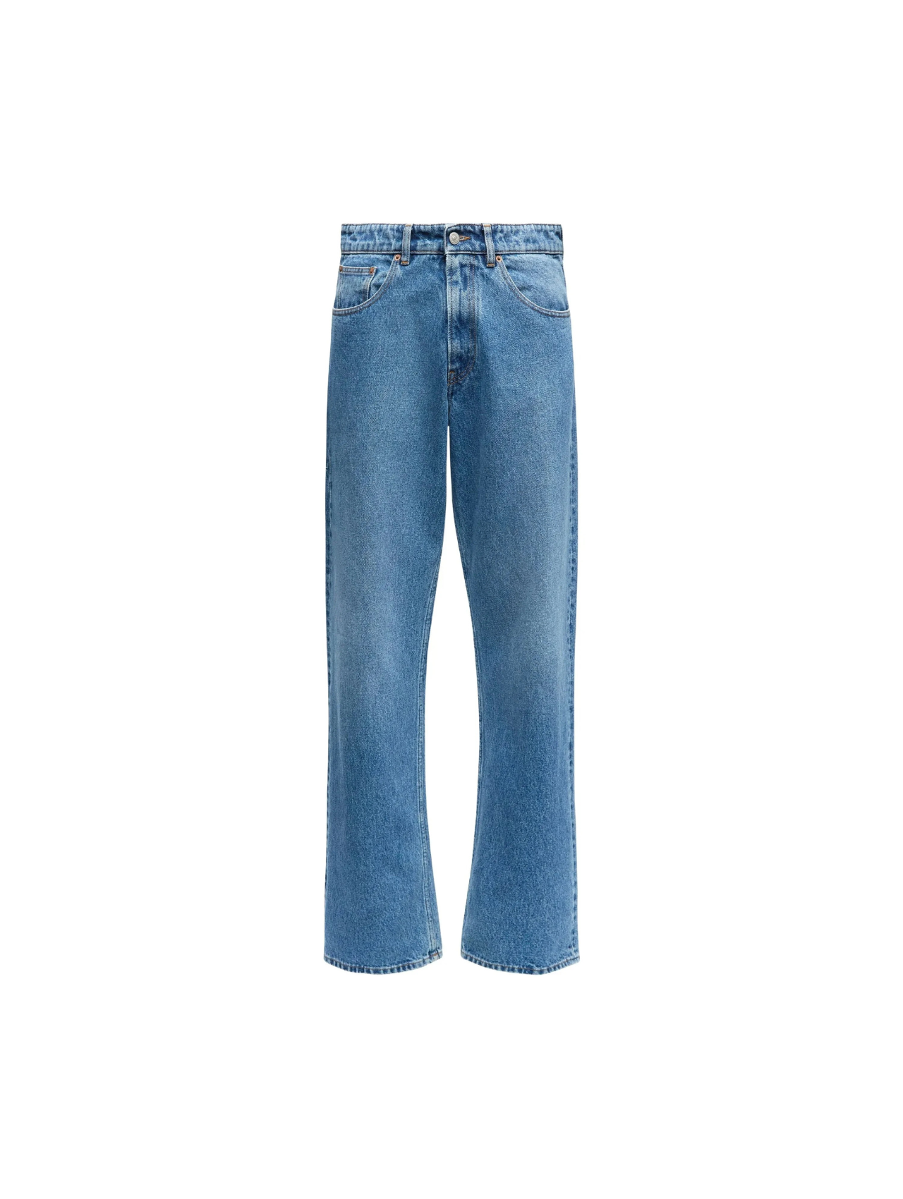 MM6 Blue Reverse Back Pocket Jeans