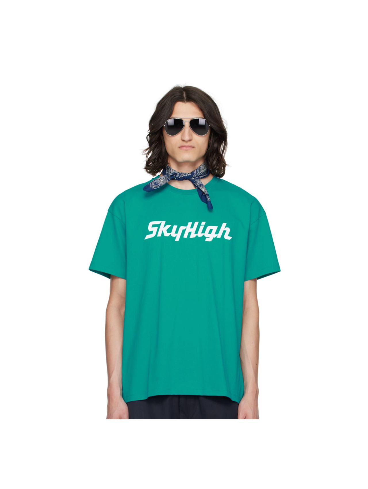 Sky High Farm Teal Construction Tshirt