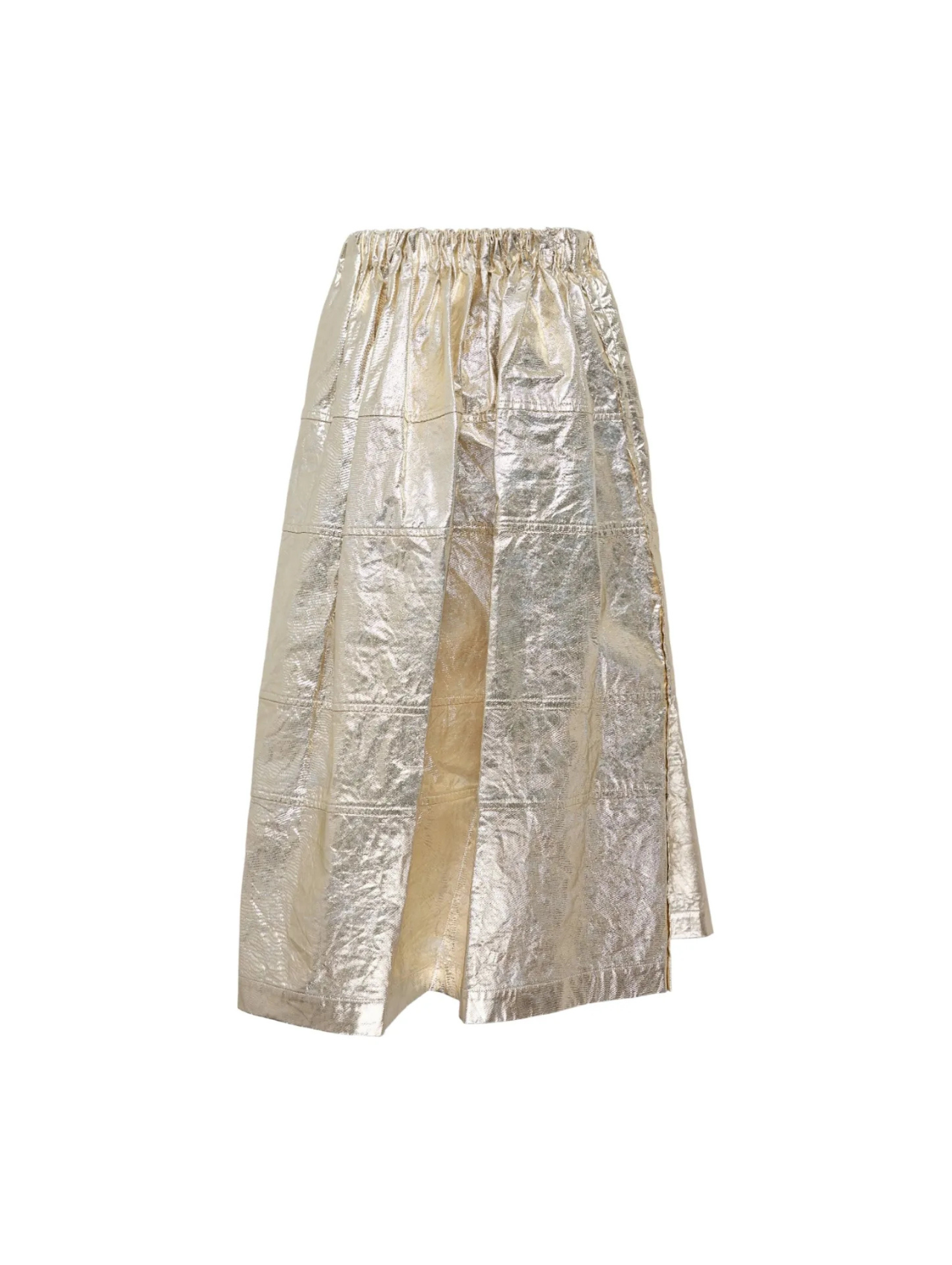 CDG TAO Gold Foiled Skirt