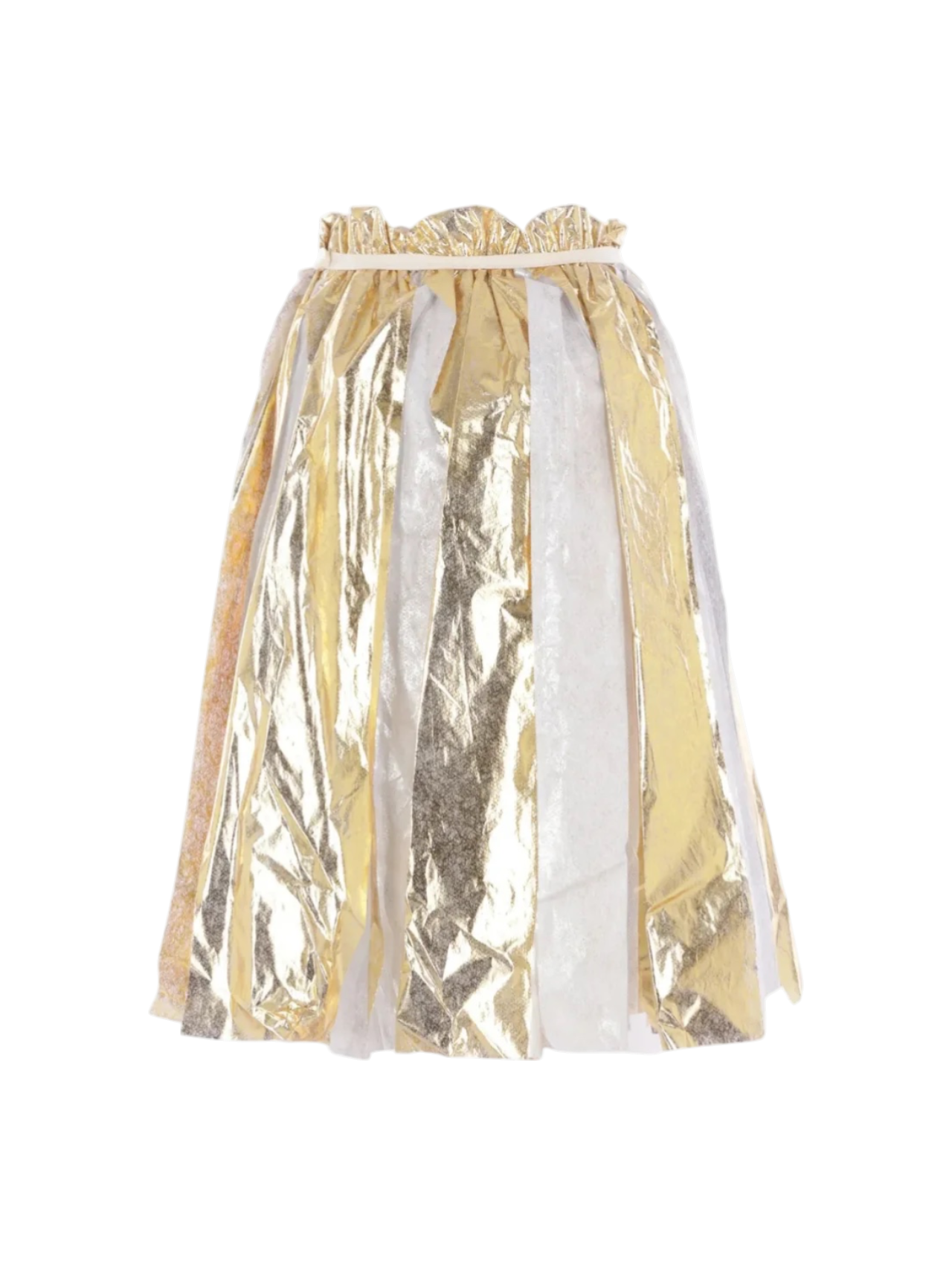 CDG TAO Gold Foiled Skirt