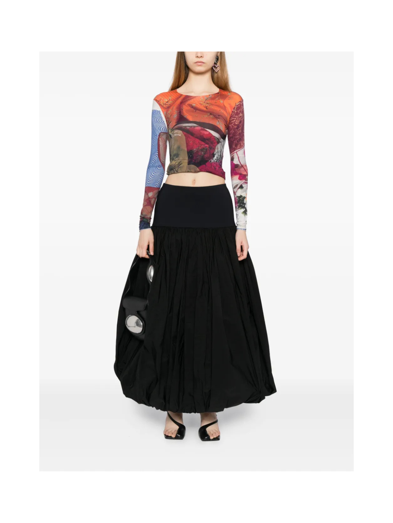 Vaquera Black Ball Skirt