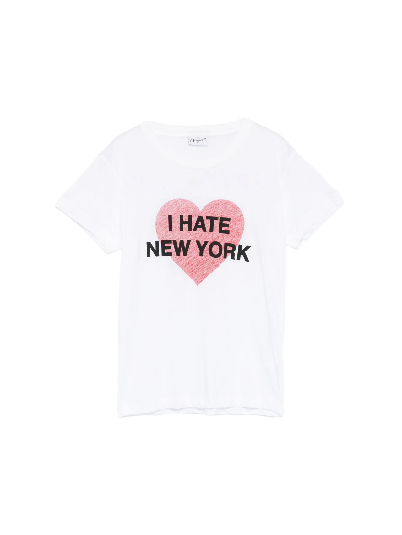 Vaquera White I Hate NY Tshirt