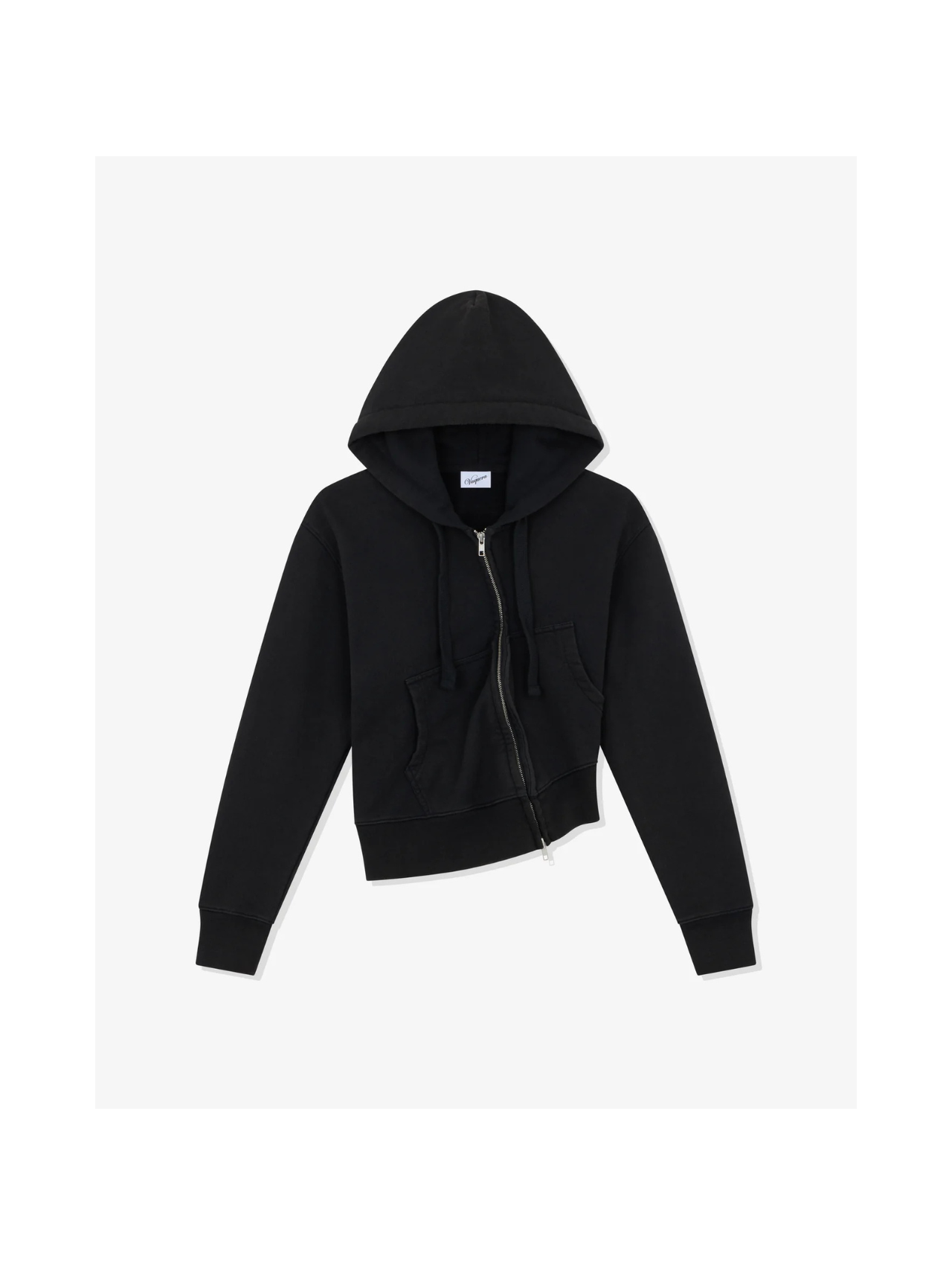 Vaquera Black Twisted Hoodie Jumper