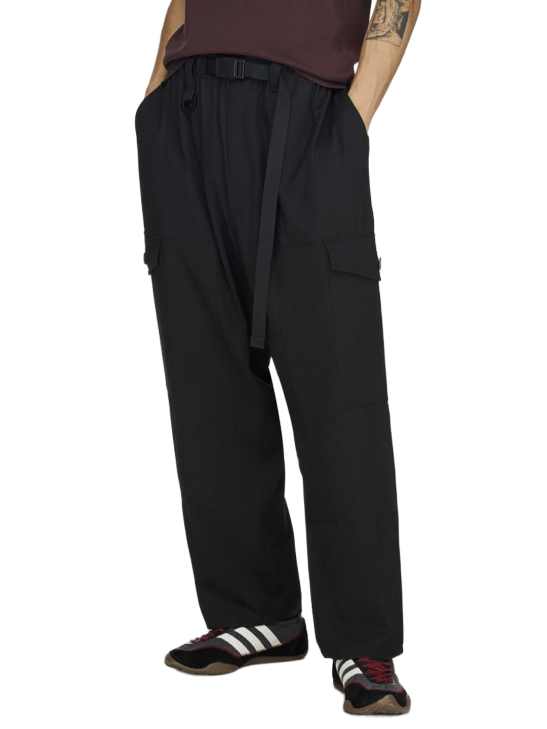 Y-3 Wool Stright Wide Utility Pants